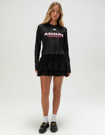 ADIDAS Tiro Womens Long Sleeve Polo Tee Alternative Image
