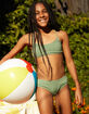 FULL TILT Texture Strappy Girls Bralette Bikini Set image number 1