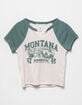 FULL TILT Montana Notch Girls Raglan Tee image number 1