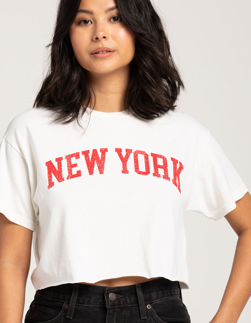 FULL TILT New York Womens Crop Tee image number 1