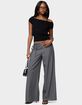 EDIKTED Willard Baggy Lace Up Belt Pants image number 5