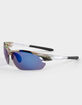 RSQ Half Rim Blender Wrap Sunglasses image number 1