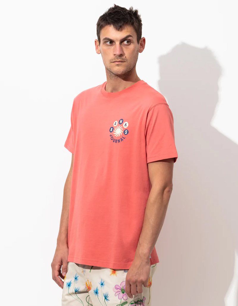 BANKS JOURNAL Pop Heart Classic Mens Tee image number 3