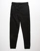 HOLLYWOOD Fleece Moto Black Boys Jogger Pants image number 1