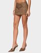 EDIKTED Karly Faux Leather Mini Skort image number 2
