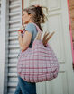 KATYDID Oversized Quilted Hobo Tote Bag image number 3