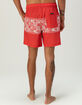 RSQ Mens Seersucker 6.5" Swim Trunks image number 6
