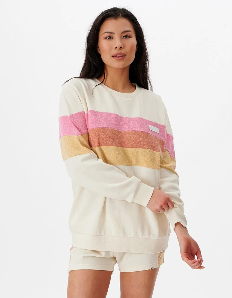 RIP CURL Heat Wave Womens Crew Sweatshirt image number 0