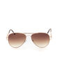 Chain Detail Gold Aviator Sunglasses image number 2