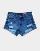 BLANK NYC Ripped Raw Hem Girls Shorts image number 1