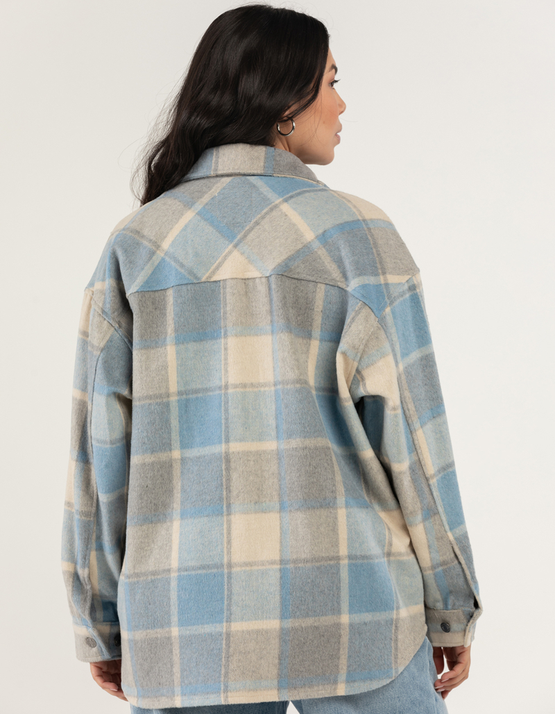 RSQ Plaid Womens Shacket image number 7