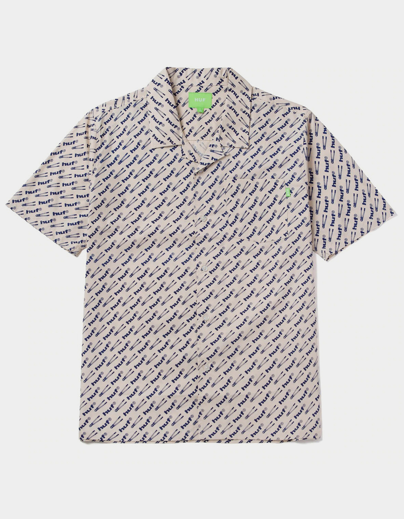 HUF Breaker Mens Button Up Shirt image number 0