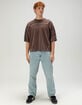 RSQ Mens Seamed Baggy Crop Tee image number 7