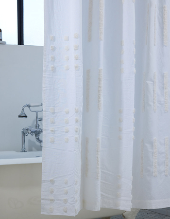 Tufted Shower Curtain Alternative Image