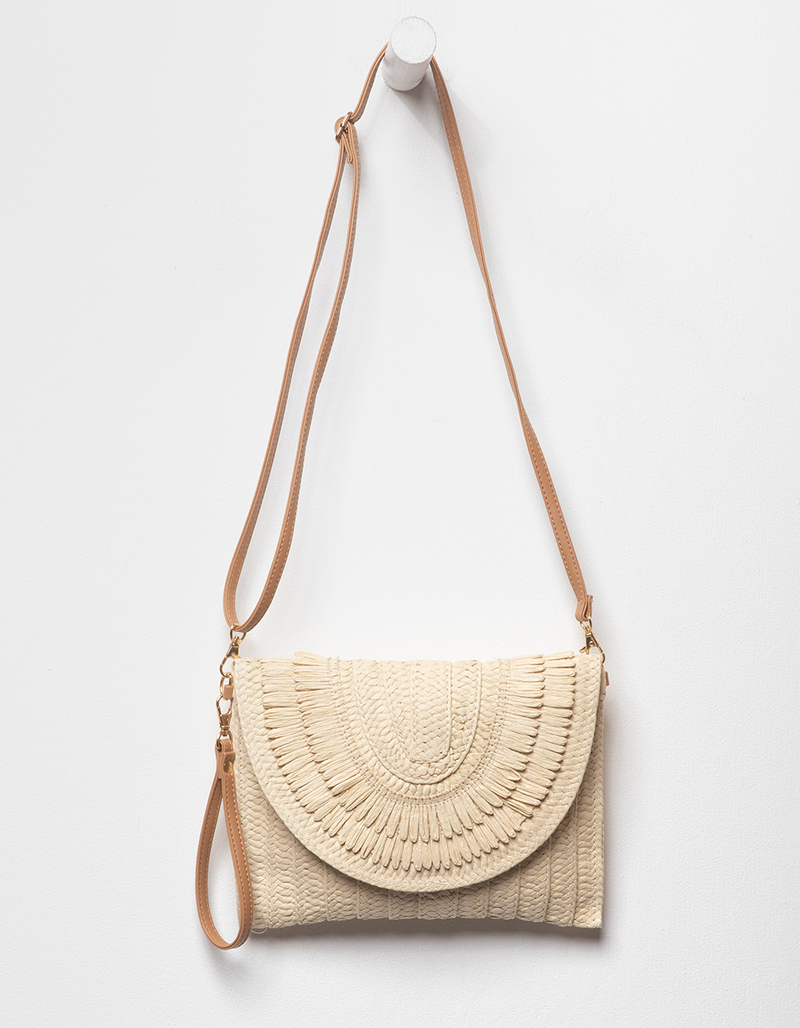 Straw Clutch Bag image number 4