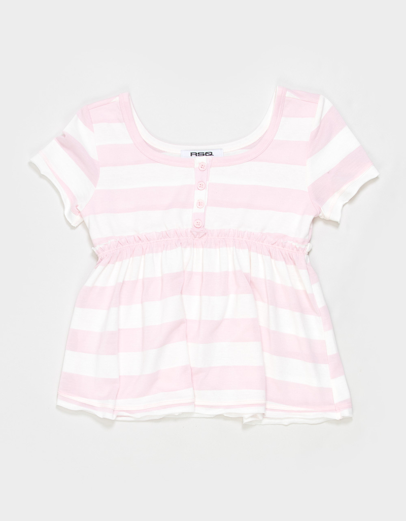 RSQ Girls Stripe Babydoll Top image number 1