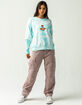 OBEY Warden Tie Dye Womens Crew Sweatshirt image number 4