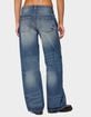 EDIKTED Raelynn Washed Low Rise Baggy Jeans image number 3