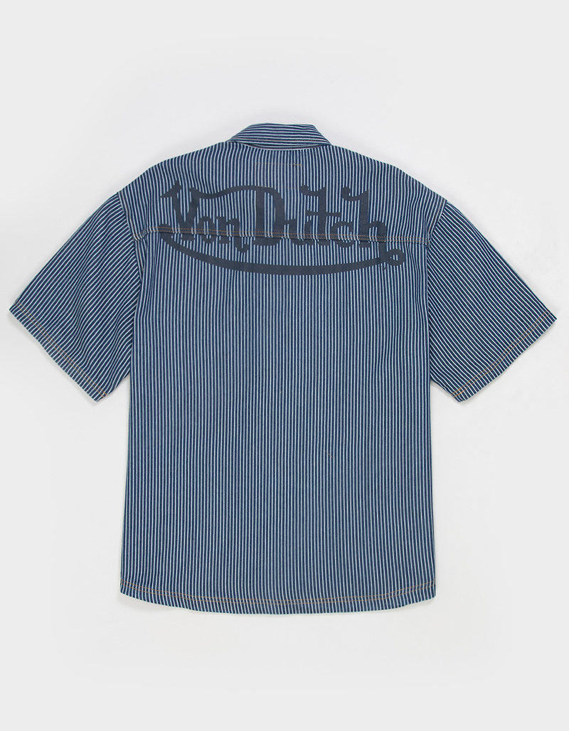 VON DUTCH Mens Snap Front Shirt image number 1
