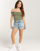 RSQ Womens High Rise Roll Cuff Shorts image number 8