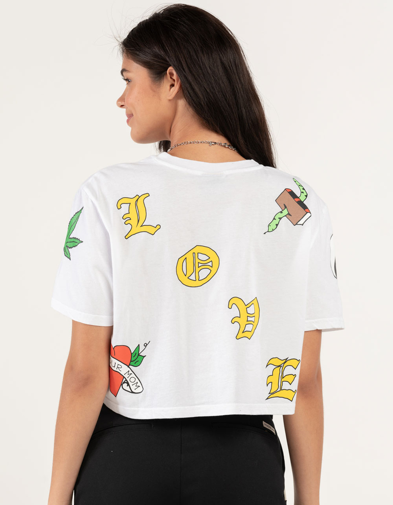 CONEY ISLAND PICNIC Born To Win Womens Crop Tee image number 2