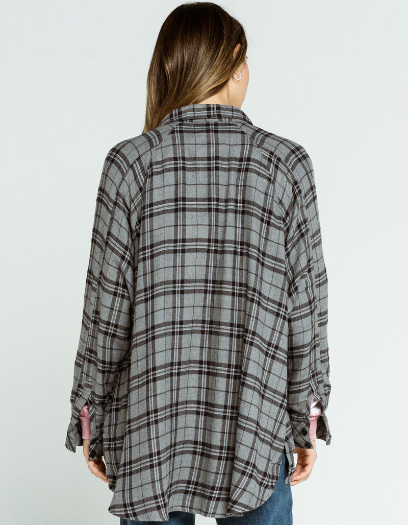 BDG Urban Outfitters Brendan Drapey Womens Flannel Shirt image number 2