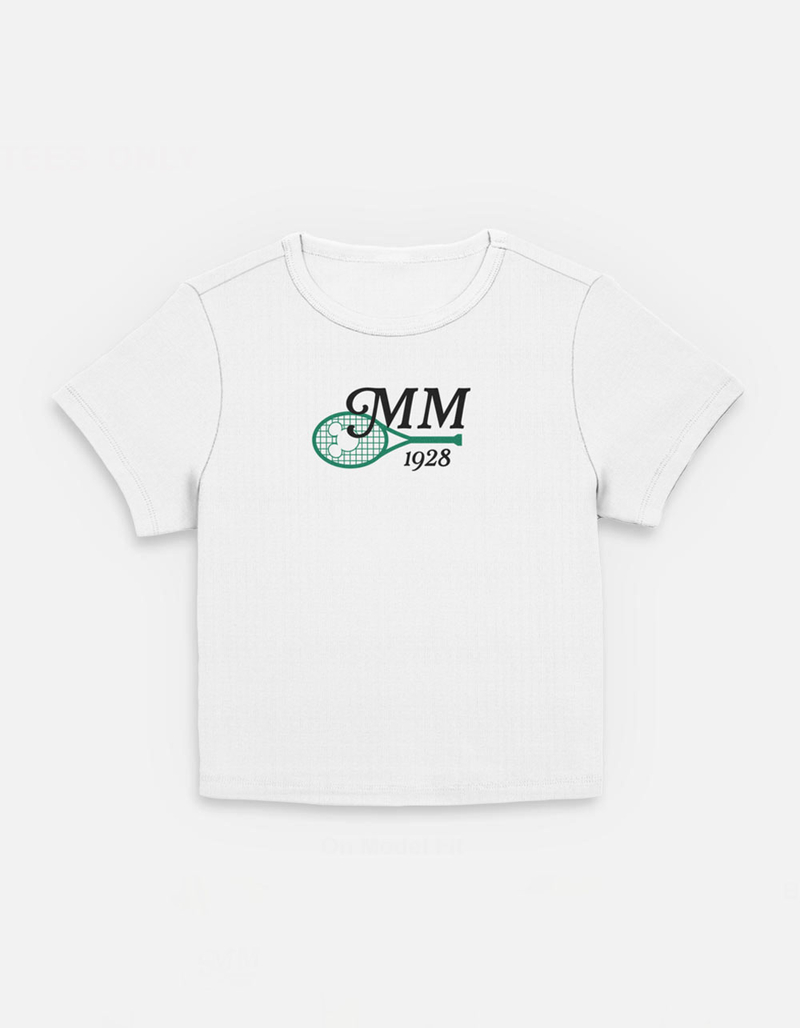 DISNEY Mickey Mouse Tennis Womens Baby Tee image number 0