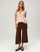 FULL TILT Womens Low Rise Gaucho Pants image number 5