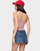 EDIKTED Tova Striped Scoop Tank Top image number 3