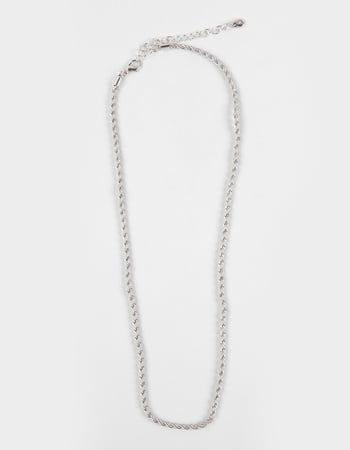 RSQ Mens 2.5mm Rope Chain Necklace Primary Image