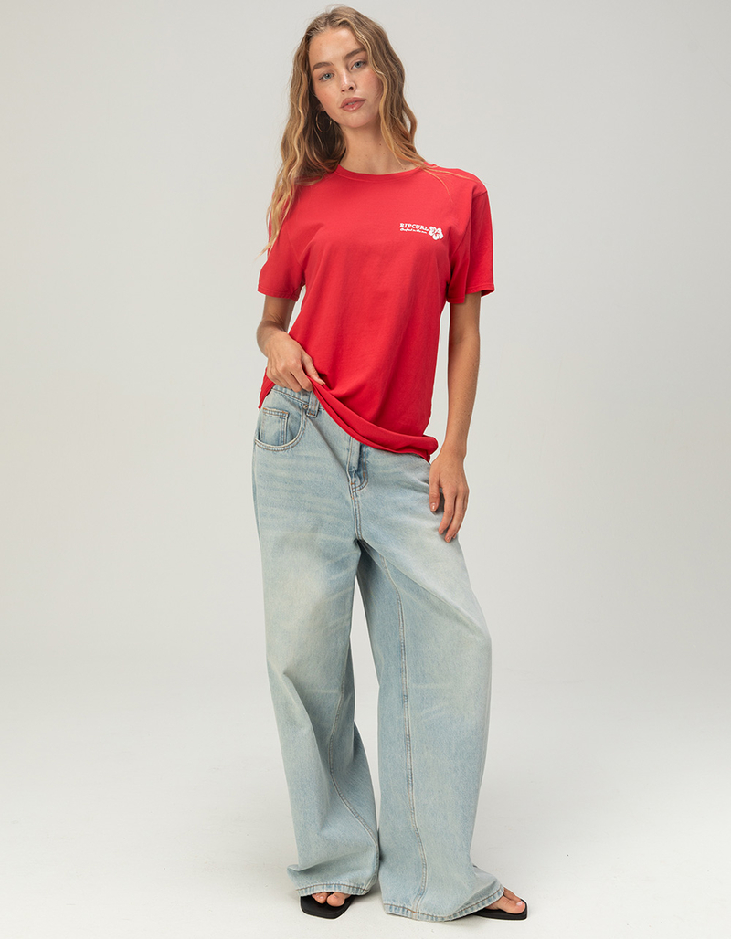 RIP CURL Hibiscus Womens Relaxed Tee image number 2