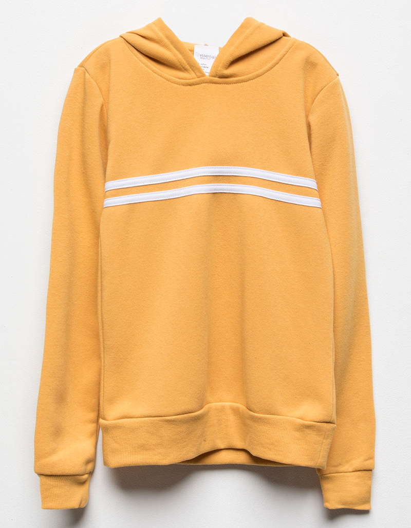 FULL TILT Chest Stripe Mustard Girls Hoodie image number 0