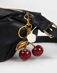 FULL TILT Red Cherry Flower Bag Charm image number 2
