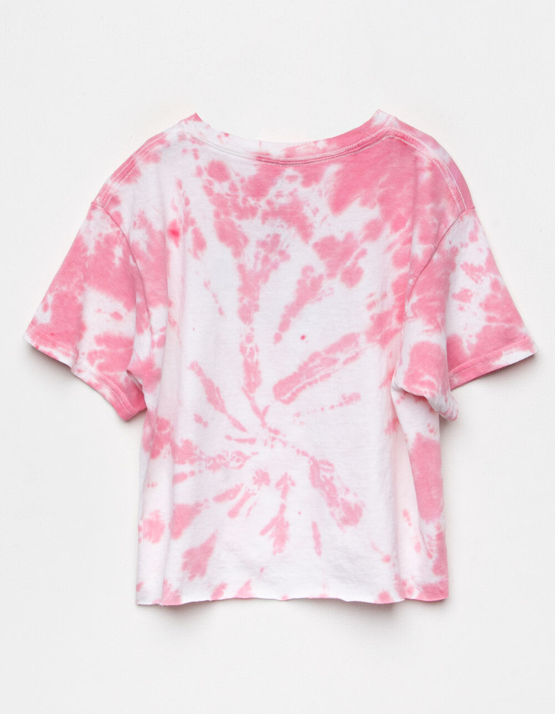 FULL TILT New York Tie Dye Girls Crop Tee image number 1