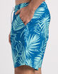 BLUE CROWN Fronds Mens 7" Swim Shorts image number 7