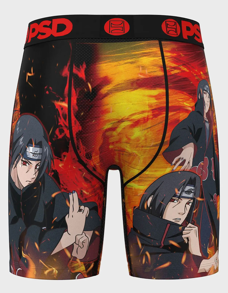 PSD x Naruto Itachi Burn Mens Boxer Briefs image number 3