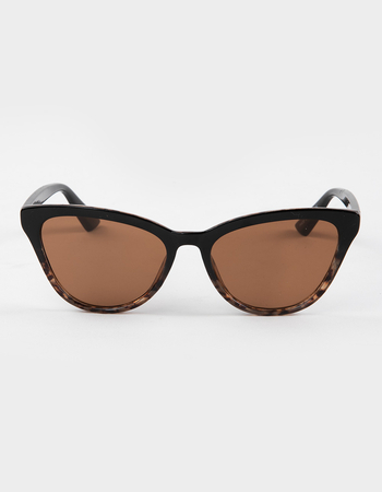 RSQ Samantha Leopard Rim Sunglasses Alternative Image