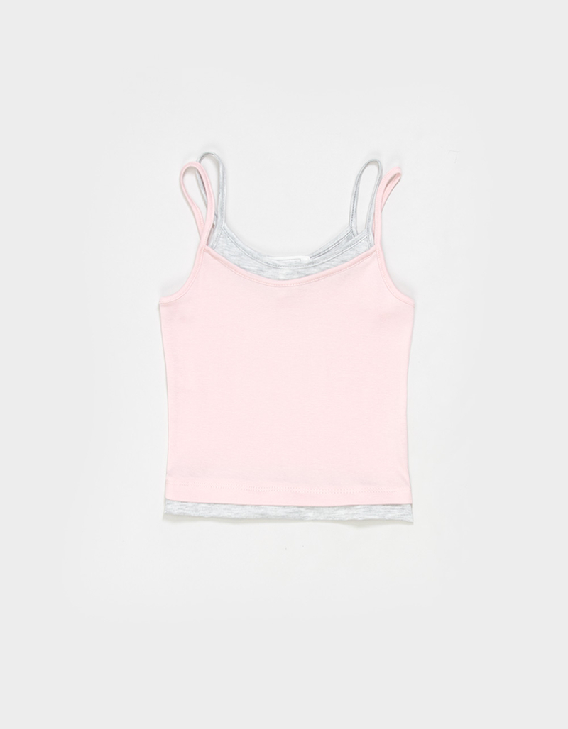 FULL TILT Essentials Girls Double Layer Tank Top image number 0