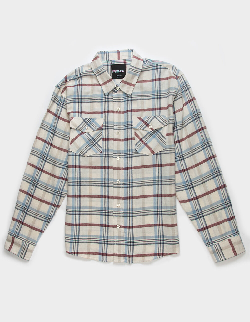 RSQ Mens Plaid Flannel image number 1