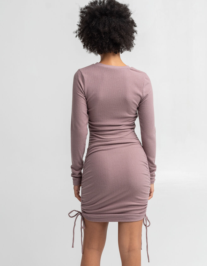 LOVE TREE Womens Cinch Side Bodycon Dress image number 2