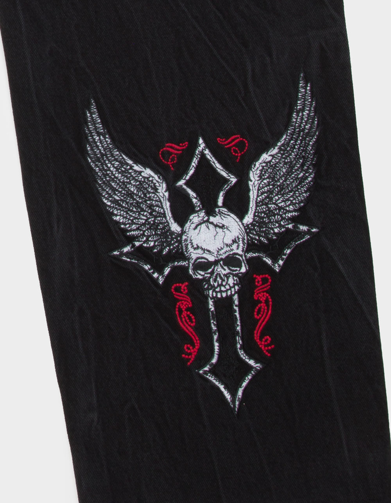 AFFLICTION Live Fast Mens Wide Leg Jeans image number 3