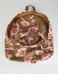ROXY Sugar Baby Canvas Tan Backpack image number 5