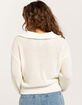 RSQ Womens Half Zip Stadium Collar Sweater image number 4