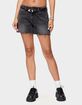 EDIKTED Scottie Low Rise Denim Shorts image number 1
