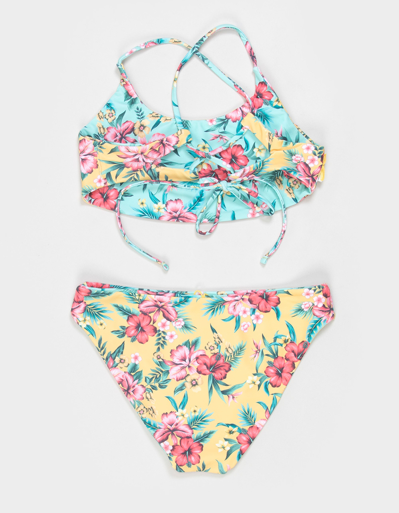 FEATHER 4 ARROW Reversible Girls Bralette Bikini Set image number 3