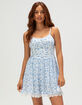 RSQ Womens Ditsy Slip Dress image number 1