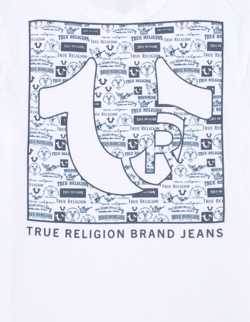TRUE RELIGION Newspaper Mens Tee image number 2