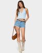 EDIKTED Floral Eyelet Backless Halter Top image number 4