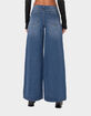 EDIKTED Low Rise Wide Jeans image number 4