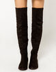WILD DIVA 50/50 Over The Knee Womens Flat Boots image number 1